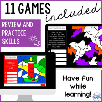 Math Digital Progression Color By Code 4th & 5th Grade Early Finishers 2 Math Digital Progression Color By Code 4th & 5th Grade Early Finishers 1