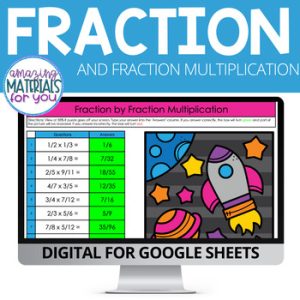 Differentiated Multiply Fractions & Fractions Digital Progression Puzzles
