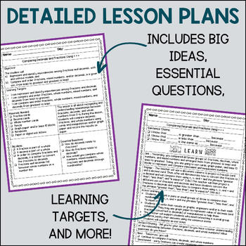 Ordering and Comparing Fractions to Decimals Worksheets Task Cards & Activities 3 Ordering and Comparing Fractions to Decimals Worksheets Task Cards & Activities 2