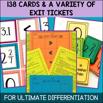 Ordering and Comparing Fractions to Decimals Worksheets Task Cards & Activities 4 Ordering and Comparing Fractions to Decimals Worksheets Task Cards & Activities 3