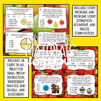 5th Grade Fraction Operations Addition Subtraction and Multiplication Task Cards 2 5th Grade Fraction Operations Addition Subtraction and Multiplication Task Cards 1