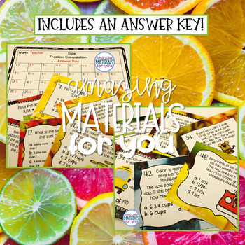 5th Grade Fraction Operations Addition Subtraction and Multiplication Task Cards 4 5th Grade Fraction Operations Addition Subtraction and Multiplication Task Cards 3