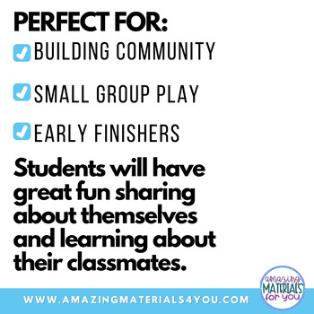 First Week Activity 3rd 4th 5th Community Building Get to Know You Game 4 First Week Activity 3rd 4th 5th Community Building Get to Know You Game 3