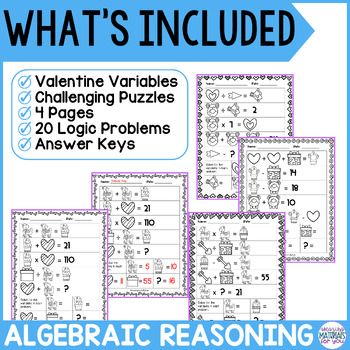 Crack the Code Math Operations Algebraic Thinking Computation Valentines 2 Crack the Code Math Operations Algebraic Thinking Computation Valentines 1