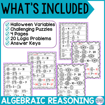 Crack the Code Math Operations Algebraic Thinking Computation Halloween October 2 Crack the Code Math Operations Algebraic Thinking Computation Halloween October 1