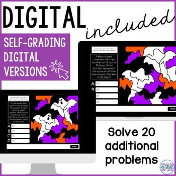 Halloween Equivalent Fractions Color By Code & Google™ Slides Early Finishers 3 Halloween Equivalent Fractions Color By Code & Google™ Slides Early Finishers 2