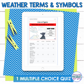 Weather Climate Atmosphere Clouds Tools Symbols Google™ Form Quiz 3 Weather Climate Atmosphere Clouds Tools Symbols Google™ Form Quiz 2