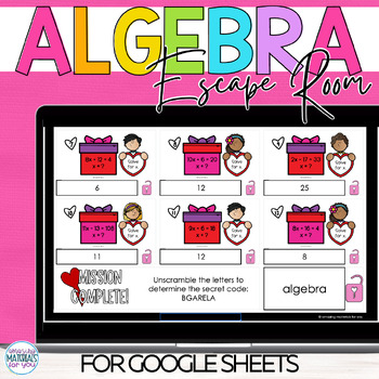 Two Step Equations Valentines Day Digital Escape Room Early Finishers 2 Two Step Equations Valentines Day Digital Escape Room Early Finishers 1