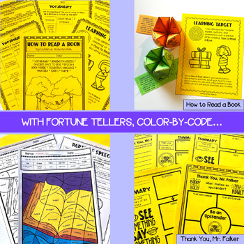 Fall Book Companions Cut and Paste Interactive Notebook Color By Code BUNDLE 3 Fall Book Companions Cut and Paste Interactive Notebook Color By Code BUNDLE 2