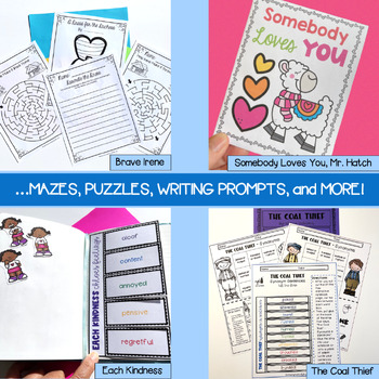 Winter Book Companions Cut and Paste Interactive Notebook Color By Code BUNDLE 4 Winter Book Companions Cut and Paste Interactive Notebook Color By Code BUNDLE 3